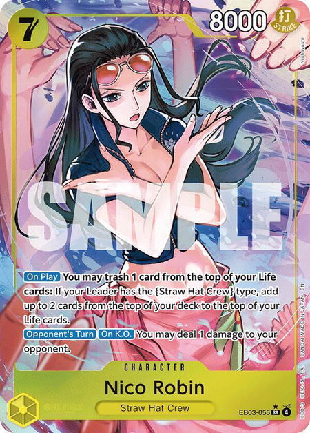 Nico Robin (055) (Alternate Art) - Extra Booster: One Piece Heroines Edition One Piece trading card