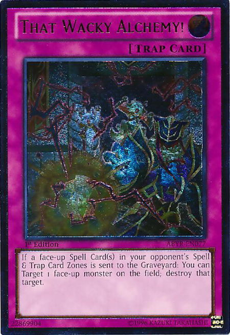 That Wacky Alchemy! (UTR) - Abyss Rising YuGiOh trading card