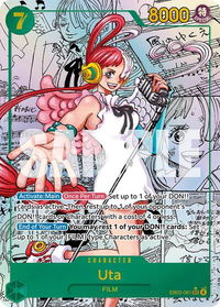 Uta (061) (Manga) - Extra Booster: One Piece Heroines Edition (EB-03) #EB03-061 - Secret Rare One Piece Trading Card