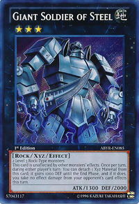 Giant Soldier of Steel - Abyss Rising (ABYR) #ABYR-EN085 - Secret Rare YuGiOh Trading Card