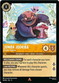 Jumba Jookiba - Prolific Inventor - Winterspell (11) #19/204 - Rare Disney Lorcana Trading Card