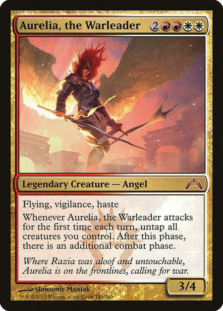 Aurelia, the Warleader - Gatecrash Magic: The Gathering trading card