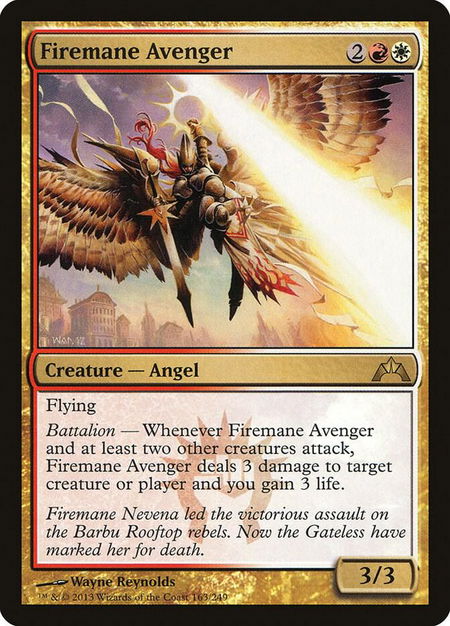 Firemane Avenger - Gatecrash Magic: The Gathering trading card