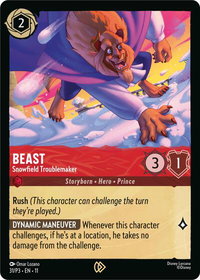 Beast - Snowfield Troublemaker - Disney Lorcana Promo Cards (DLPC) #31 - Promo Disney Lorcana Trading Card