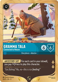 Gramma Tala - Connected to Nature - Disney Lorcana Promo Cards (DLPC) #28 - Promo Disney Lorcana Trading Card