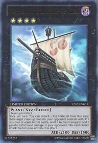 Number 50: Blackship of Corn - Yu-Gi-Oh! ZEXAL Manga Promotional Cards (YZ0#) #YZ02-EN001 - Ultra Rare YuGiOh Trading Card
