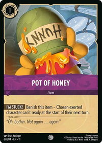 Pot of Honey - Winterspell (11) #67/204 - Common Disney Lorcana Trading Card