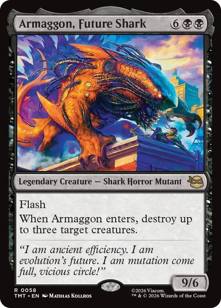 Armaggon, Future Shark - Teenage Mutant Ninja Turtles Magic: The Gathering trading card