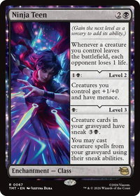 Ninja Teen - Teenage Mutant Ninja Turtles (TMT) #67 - Rare Magic: The Gathering Trading Card