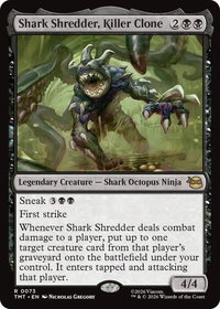 Shark Shredder, Killer Clone - Teenage Mutant Ninja Turtles (TMT) #73 - Rare Magic: The Gathering Trading Card