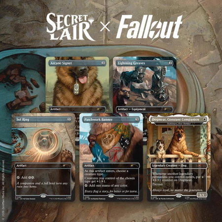 Secret Lair Drop: Secret Lair x Fallout: Greet the Dog - Non-Foil Edition - Secret Lair Drop Series Magic: The Gathering trading card