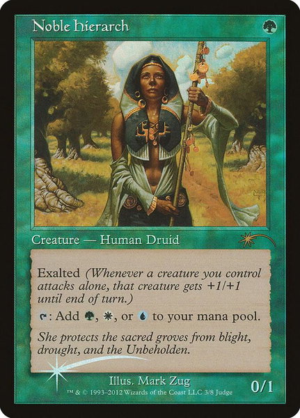 Noble Hierarch trading card from Judge Promos Noble Hierarch - Judge Promos Magic: The Gathering trading card