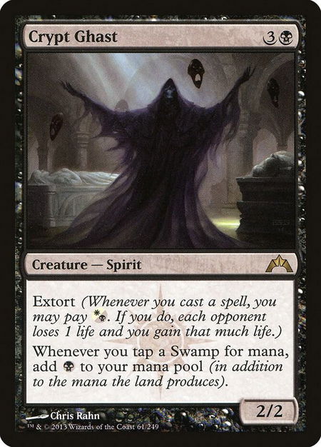Crypt Ghast - Gatecrash Magic: The Gathering trading card