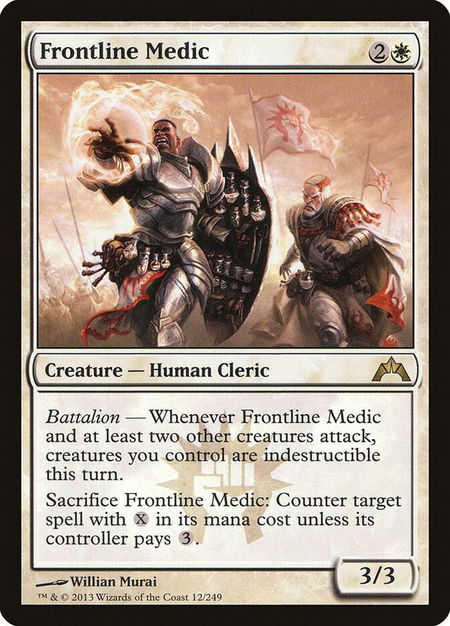 Frontline Medic - Gatecrash Magic: The Gathering trading card