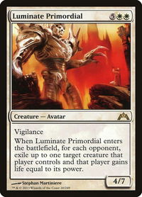 Luminate Primordial - Gatecrash (GTC) #20 - Rare Magic: The Gathering Trading Card