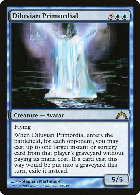 Diluvian Primordial - Gatecrash Magic: The Gathering trading card