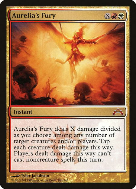 Aurelia's Fury - Gatecrash Magic: The Gathering trading card
