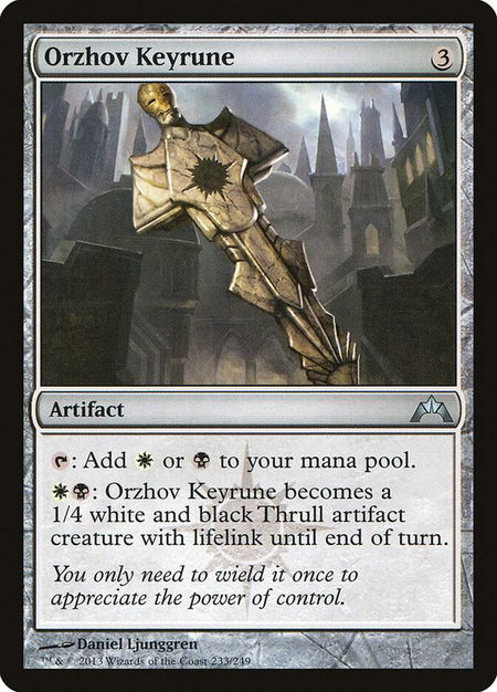Orzhov Keyrune - Gatecrash Magic: The Gathering trading card
