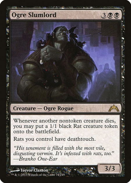 Ogre Slumlord - Gatecrash Magic: The Gathering trading card