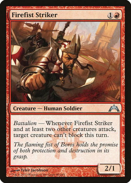Firefist Striker - Gatecrash Magic: The Gathering trading card