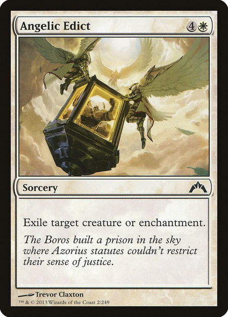 Angelic Edict - Gatecrash Magic: The Gathering trading card
