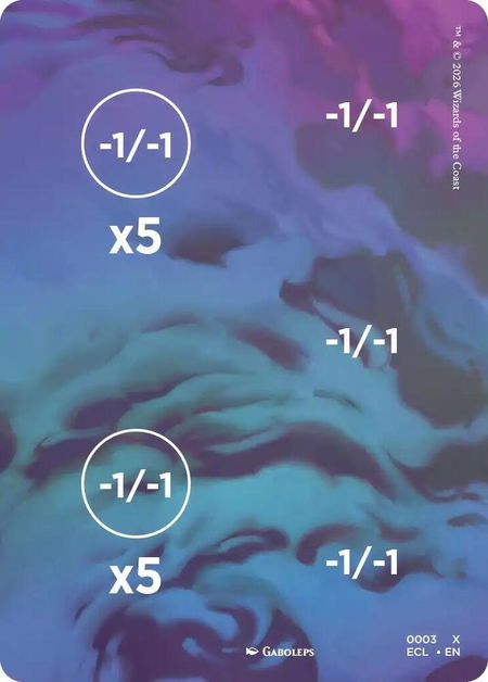 Punch Card Token - Lorwyn Eclipsed Magic: The Gathering trading card