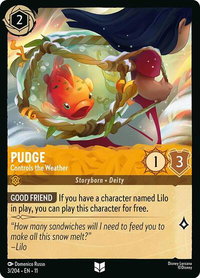 Pudge - Controls the Weather - Winterspell (11) #3/204 - Uncommon Disney Lorcana Trading Card