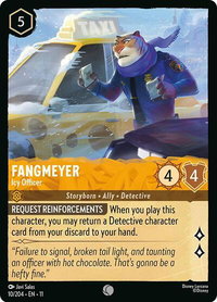 Fangmeyer - Icy Officer - Winterspell (11) #10/204 - Common Disney Lorcana Trading Card