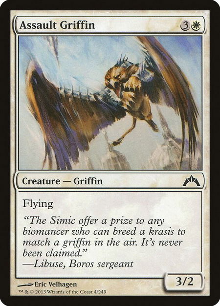 Assault Griffin - Gatecrash Magic: The Gathering trading card