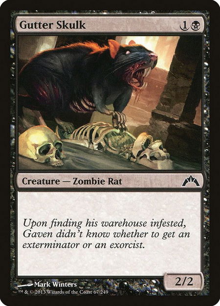 Gutter Skulk - Gatecrash Magic: The Gathering trading card