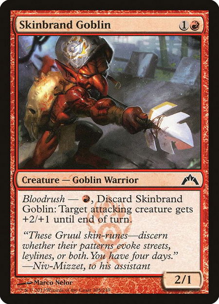 Skinbrand Goblin - Gatecrash Magic: The Gathering trading card