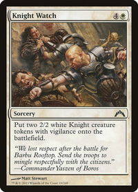 Knight Watch - Gatecrash (GTC) #19 - Common Magic: The Gathering Trading Card
