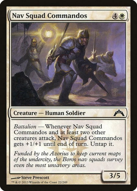 Nav Squad Commandos - Gatecrash Magic: The Gathering trading card