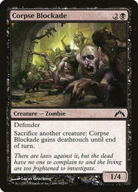 Corpse Blockade - Gatecrash (GTC) #60 - Common Magic: The Gathering Trading Card