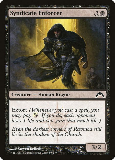 Syndicate Enforcer - Gatecrash Magic: The Gathering trading card