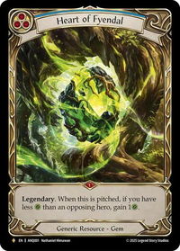 Heart of Fyendal - Compendium of Rathe - Antiquity Pack (ANQ) #ANQ001 - Fabled Flesh and Blood Trading Card