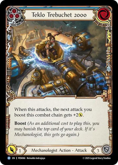 Teklo Trebuchet 2000 - Compendium of Rathe Flesh and Blood trading card