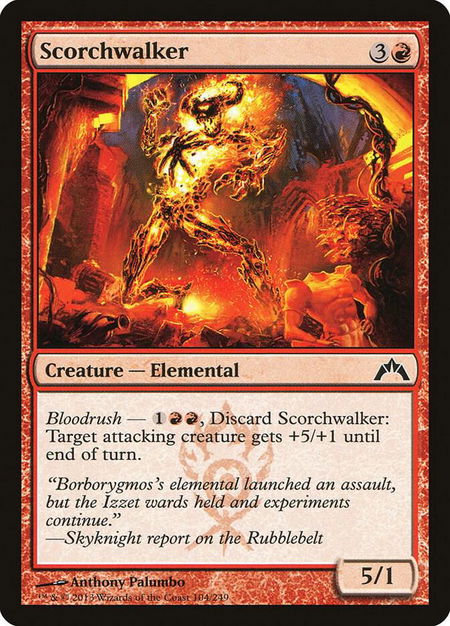 Scorchwalker - Gatecrash Magic: The Gathering trading card