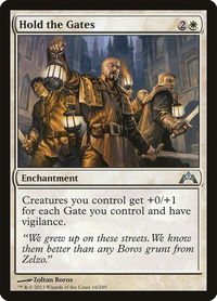 Hold the Gates - Gatecrash (GTC) #16 - Uncommon Magic: The Gathering Trading Card