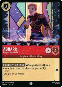 Agnarr - King of Arendelle - Winterspell (11) #114/204 - Common Disney Lorcana Trading Card