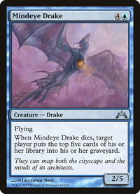Mindeye Drake - Gatecrash (GTC) #43 - Uncommon Magic: The Gathering Trading Card