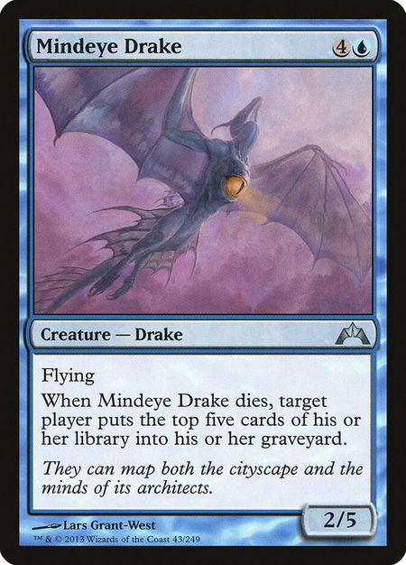 Mindeye Drake - Gatecrash Magic: The Gathering trading card