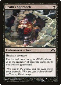 Death's Approach - Gatecrash (GTC) #62 - Common Magic: The Gathering Trading Card