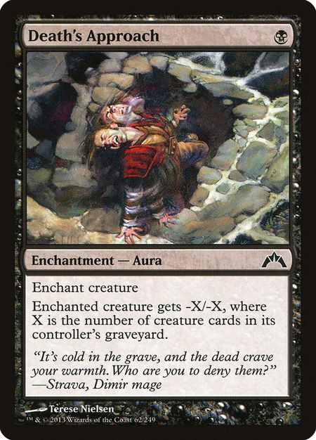 Death's Approach - Gatecrash Magic: The Gathering trading card
