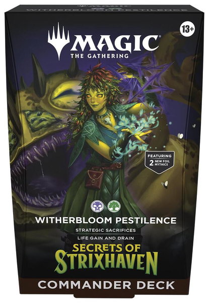 Secrets of Strixhaven Commander Deck - Witherbloom Pestilence - Commander: Secrets of Strixhaven Magic: The Gathering trading card