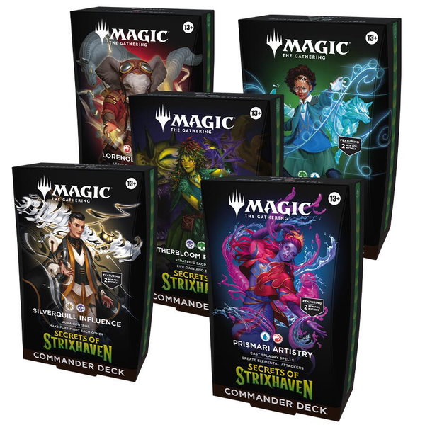 Secrets of Strixhaven Commander Deck Case trading card from Commander: Secrets of Strixhaven Secrets of Strixhaven Commander Deck Case - Commander: Secrets of Strixhaven Magic: The Gathering trading card