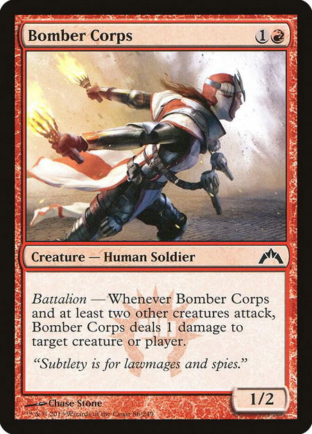 Bomber Corps - Gatecrash Magic: The Gathering trading card