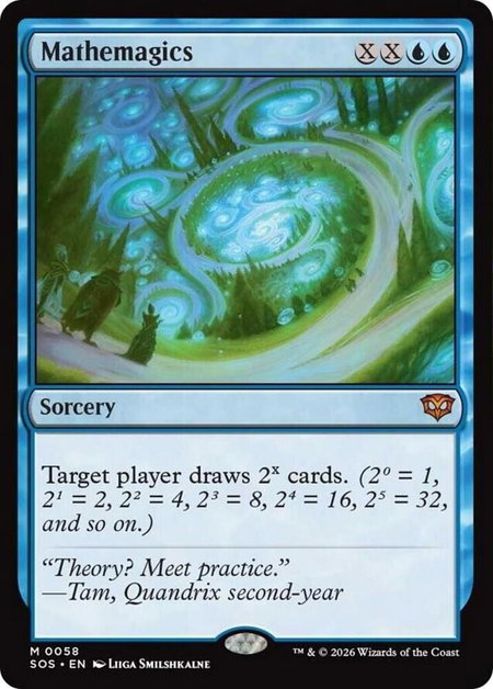 Mathemagics - Secrets of Strixhaven Magic: The Gathering trading card