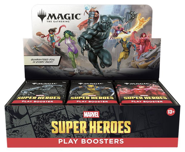 Marvel Super Heroes - Play Booster Display trading card from Marvel Super Heroes Marvel Super Heroes - Play Booster Display - Marvel Super Heroes Magic: The Gathering trading card