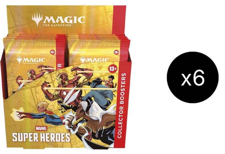 Marvel Super Heroes - Collector Booster Display Case - Marvel Super Heroes Magic: The Gathering trading card